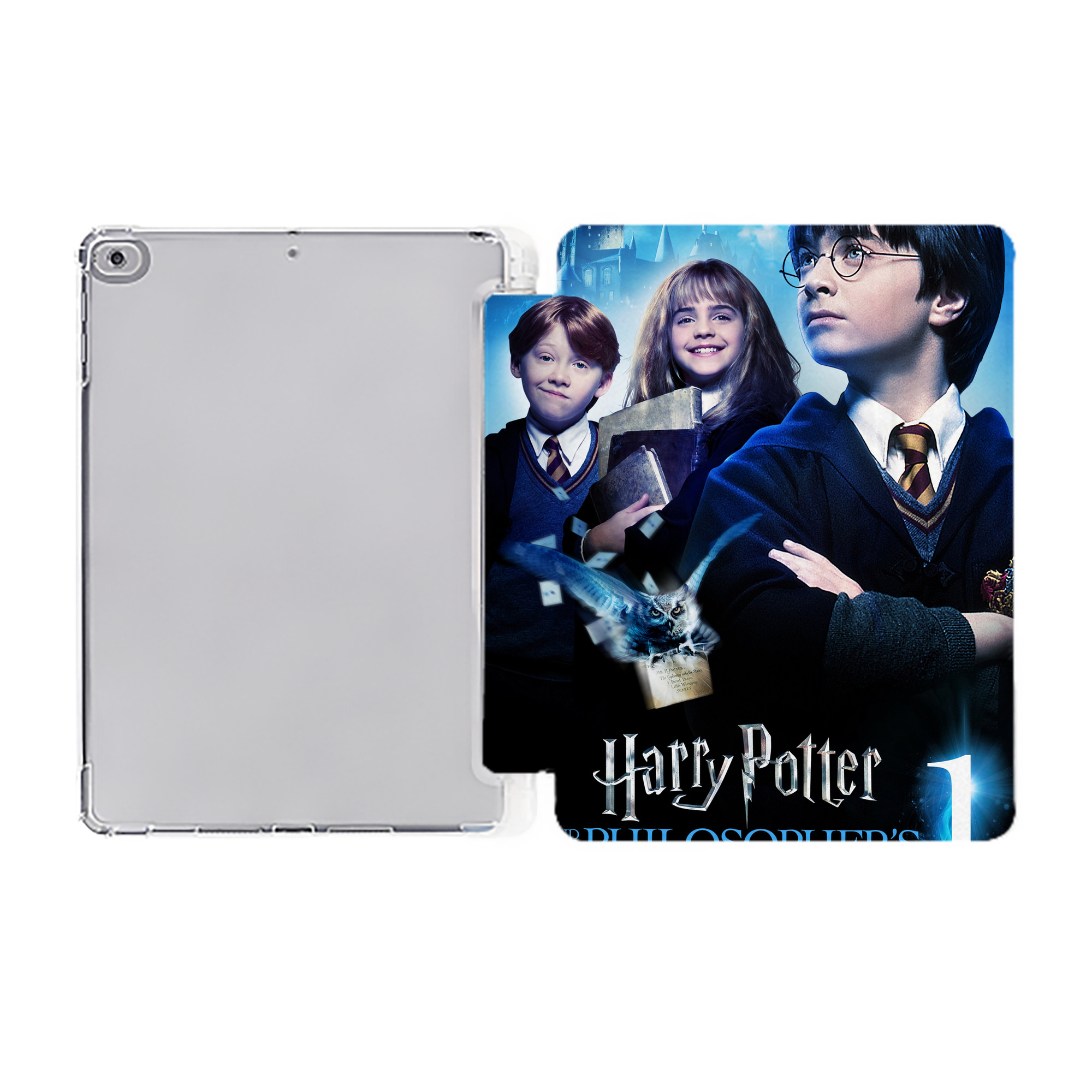 （画像用） Harry Potter ハリー・ポッターシリーズ IPad ケース ペン収納付き 三つ折りスタンド PUレザー×シリコン 対応機種9.5/10.5/10.9インチ